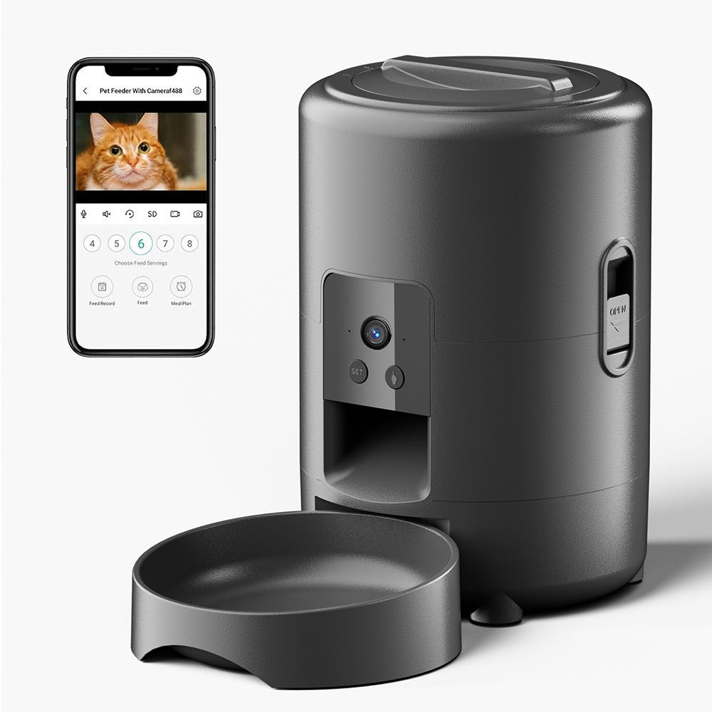 Smart Automatic Pet Feeder with Camera