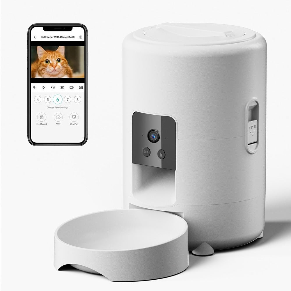 Smart Automatic Pet Feeder with Camera